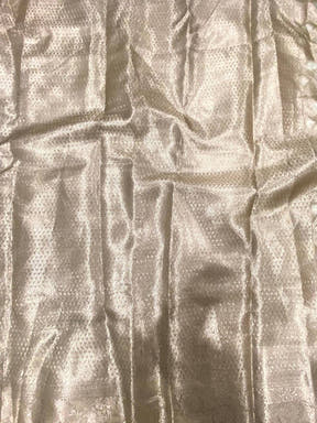 Olive Tissue Jarokha Zari Weaving Saree

