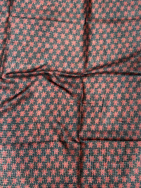 Blush Pink Tissue Chanderi Japanese Print Saree