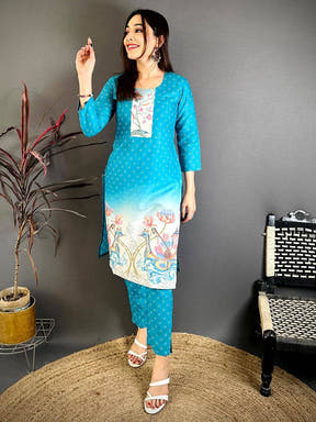 Elegant Sambhavi Print Mul Cotton Kurti