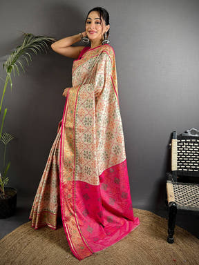 Radiance Pochampally Patola Silk Saree


