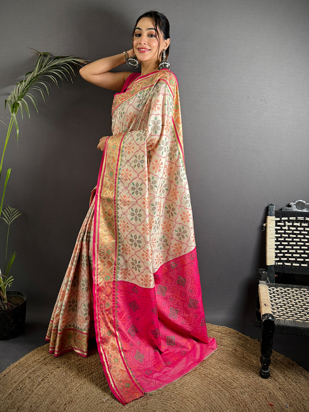 Radiance Pochampally Patola Silk Saree
