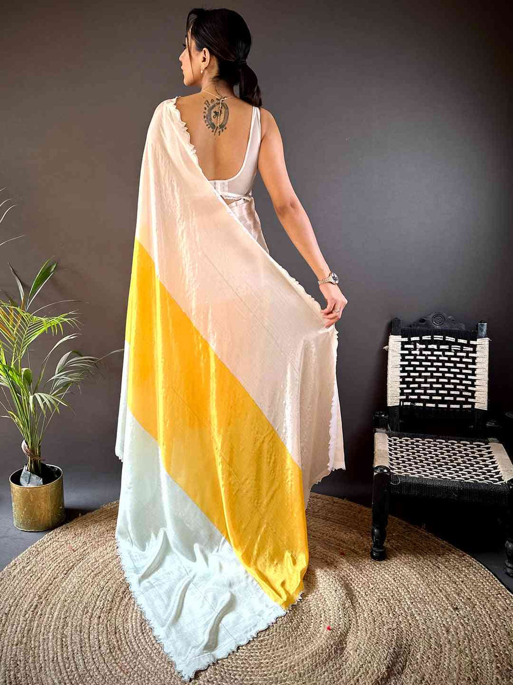 Radiance Swarovski Stone Saree


