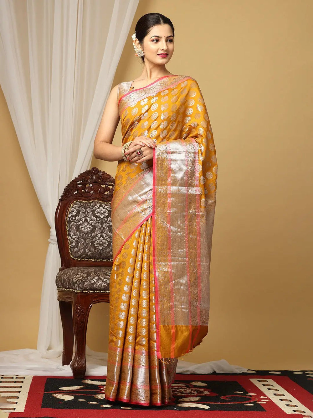 Kanjivaaram Soft Silk Saree With Zari More Silkka work 