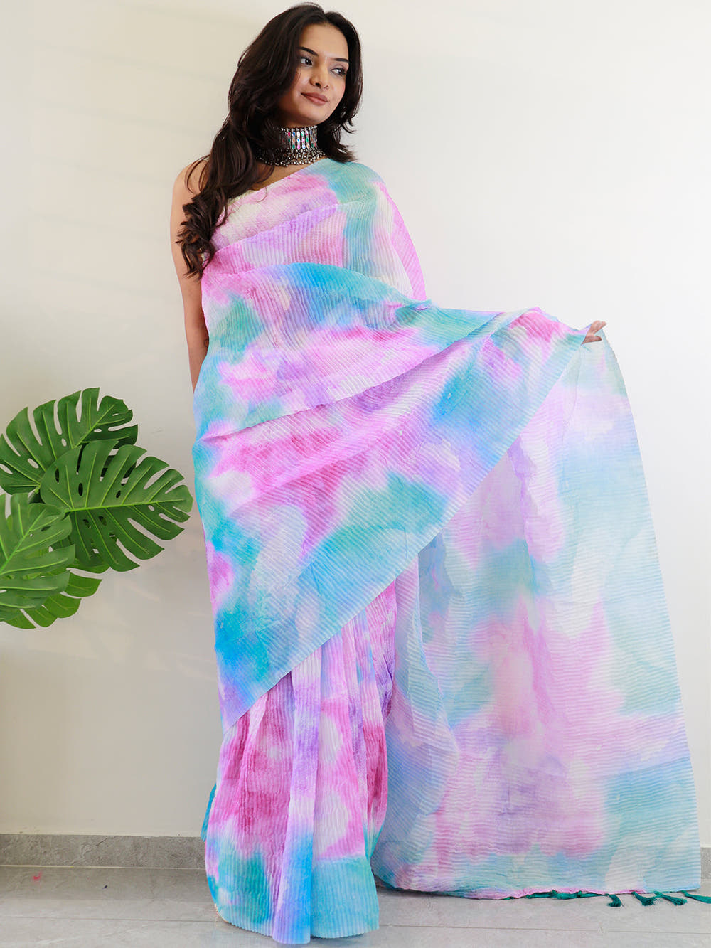 Elevate Your Style with Multicolor Bollywood Saree 