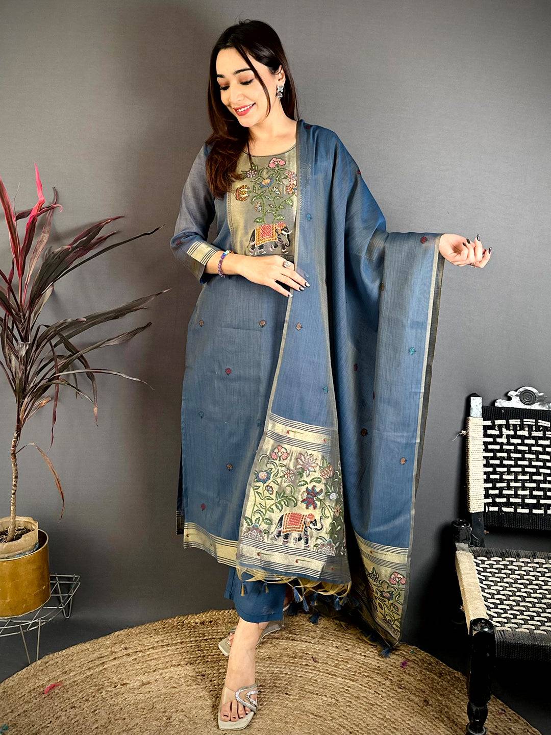 Royal Navy Hand Embroidered Suit Set