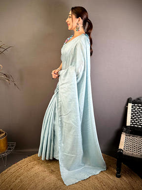 Exclusive Air Silk Resham Cutwork Saree