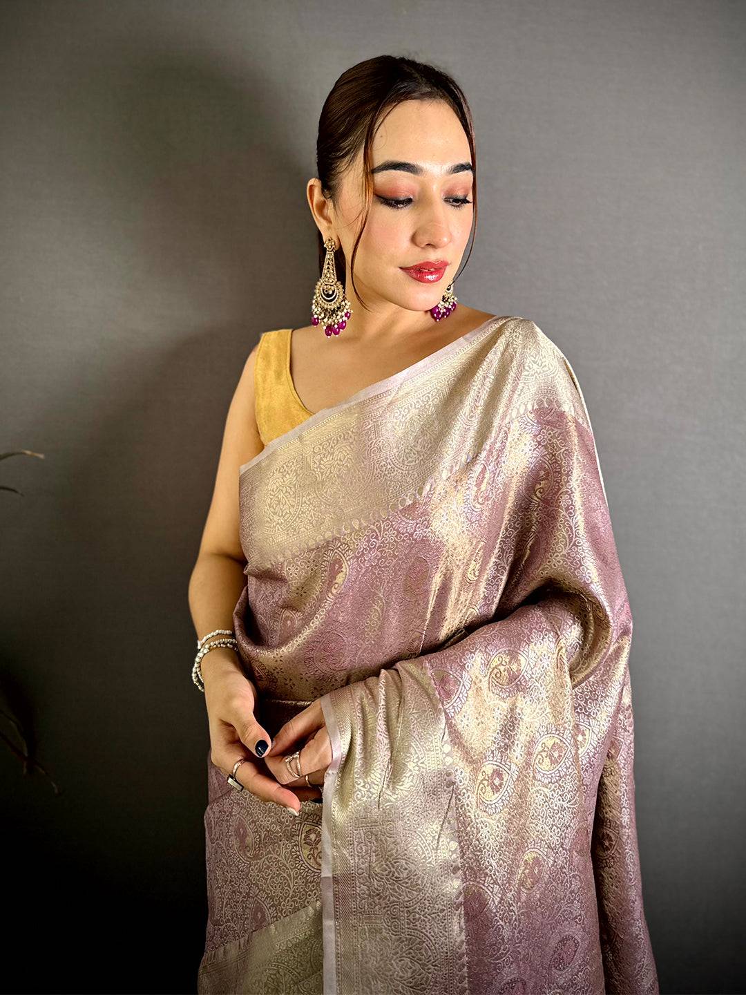 Royal Kanjivaram Zari Tissue Saree