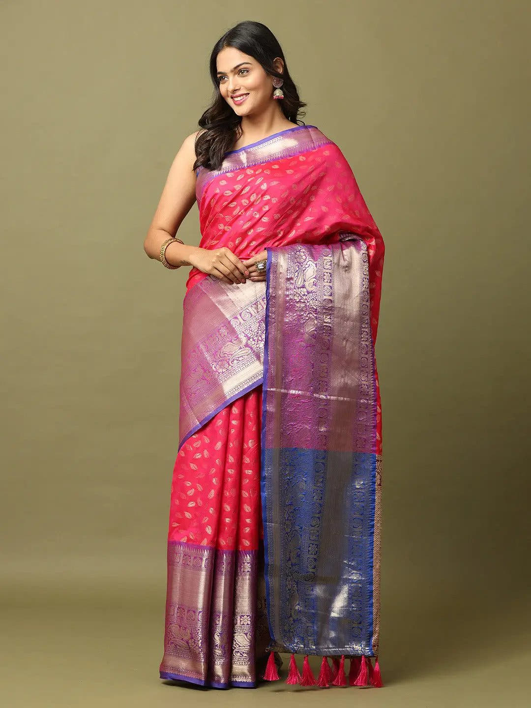 Banarasi Pattu Self Zari Weaving Saree