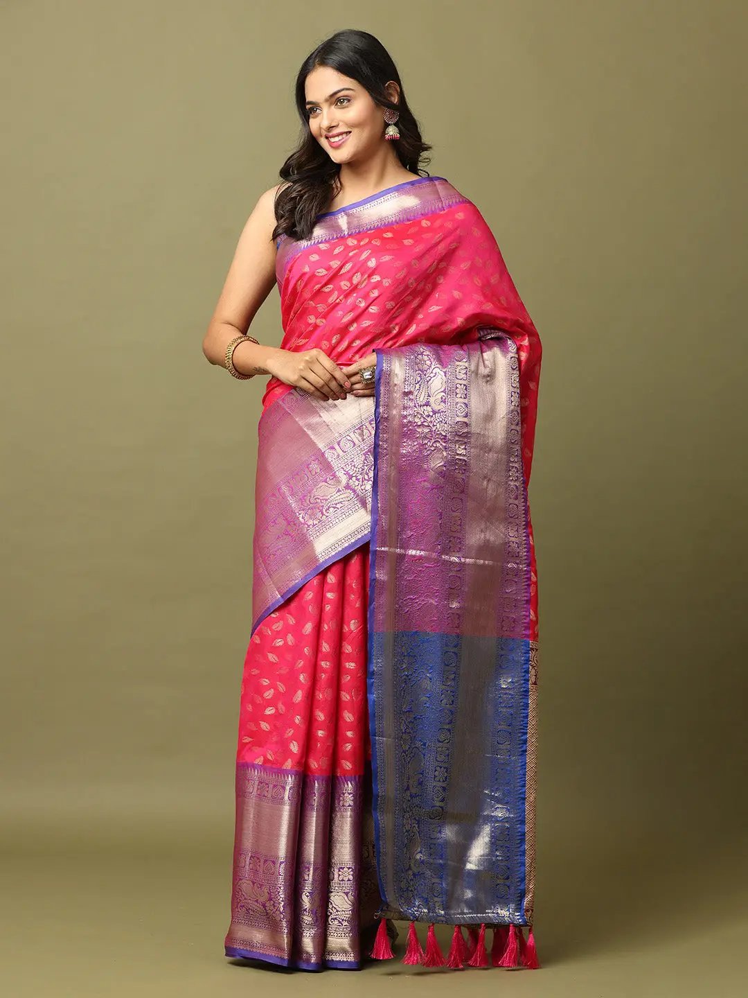Banarasi Pattu Self Zari Weaving Saree