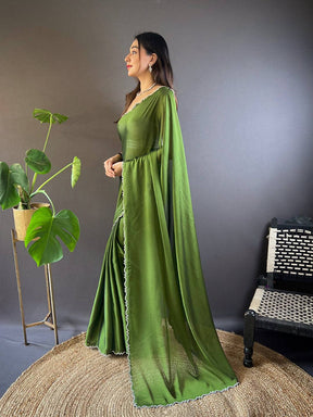 Jade Mist Rangoli Silk Saree