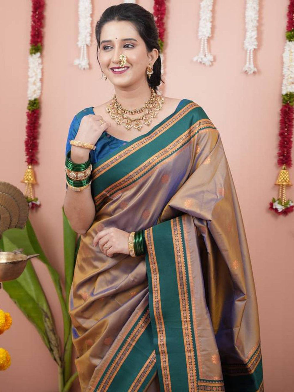 Soft NarayanPaith Paithani Saree