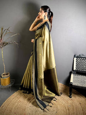 Regal Mul Cotton Katan Contrast Border Saree