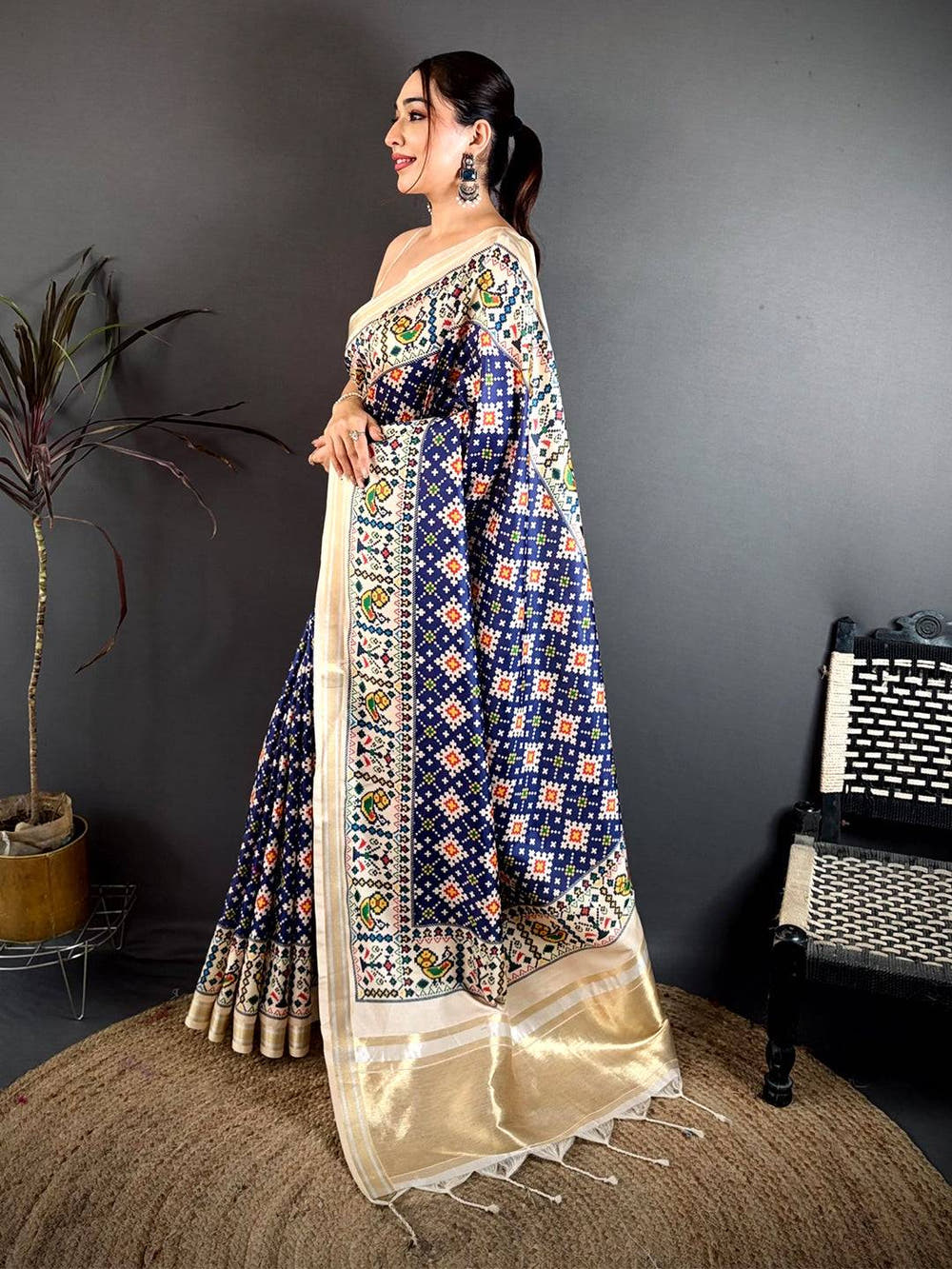 Radiant Soft Kanchi Silk Digital Patola Saree