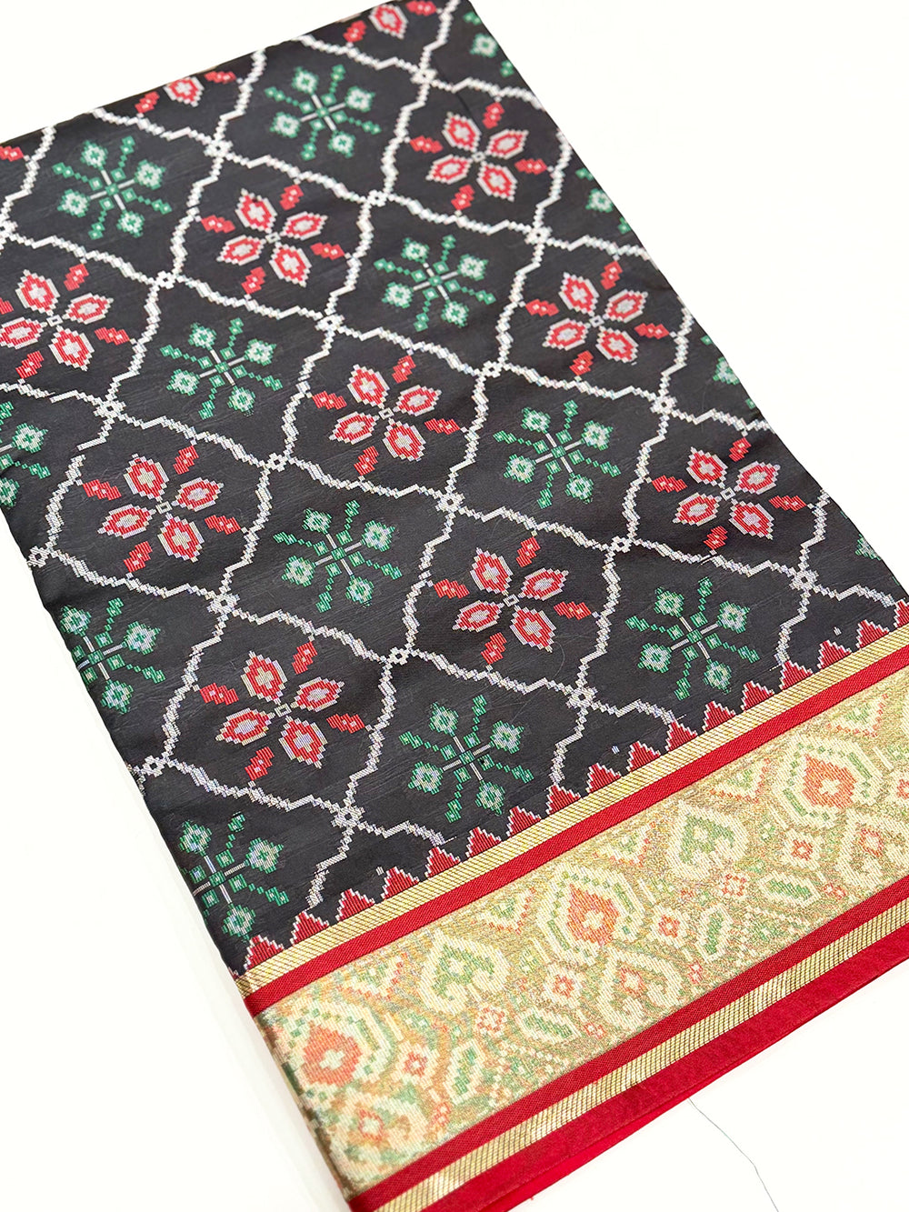 Opulent Pochampally Patola Silk Saree
