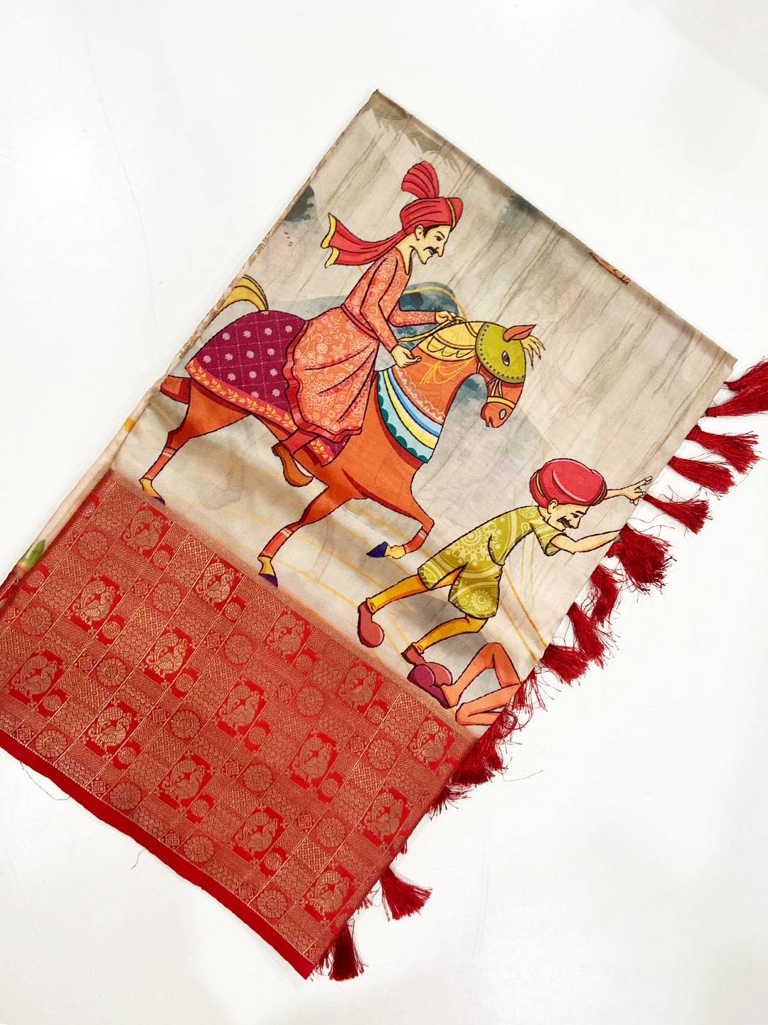Regal Soft Banarasi Silk Digital Print Saree