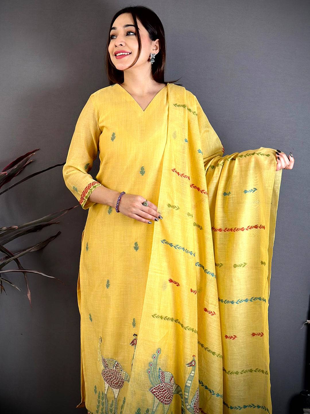 Classic Hand Embroidered Suit Set