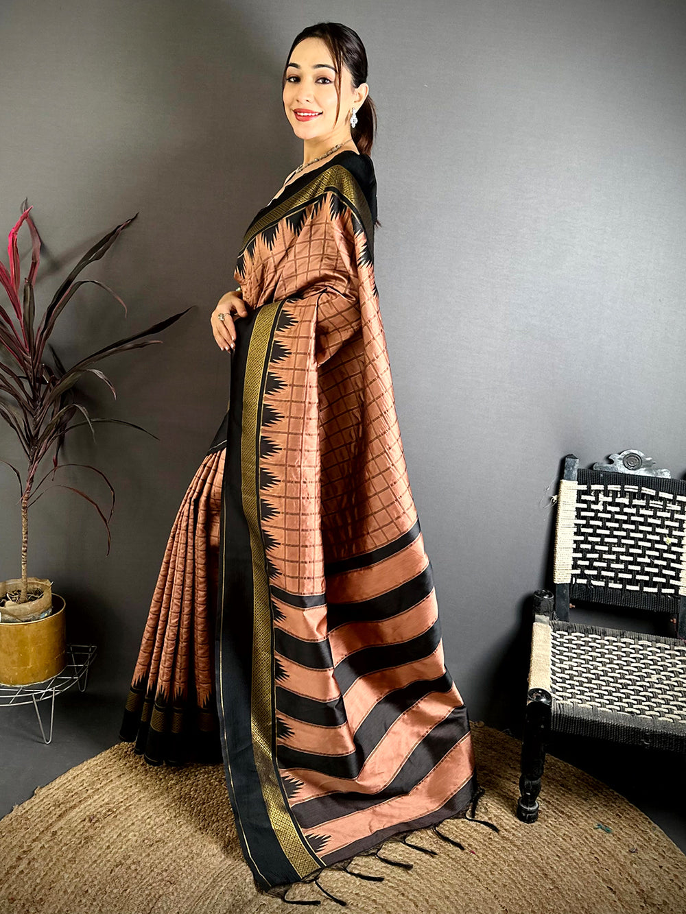 Heritage Weave Banarasi Katan Saree