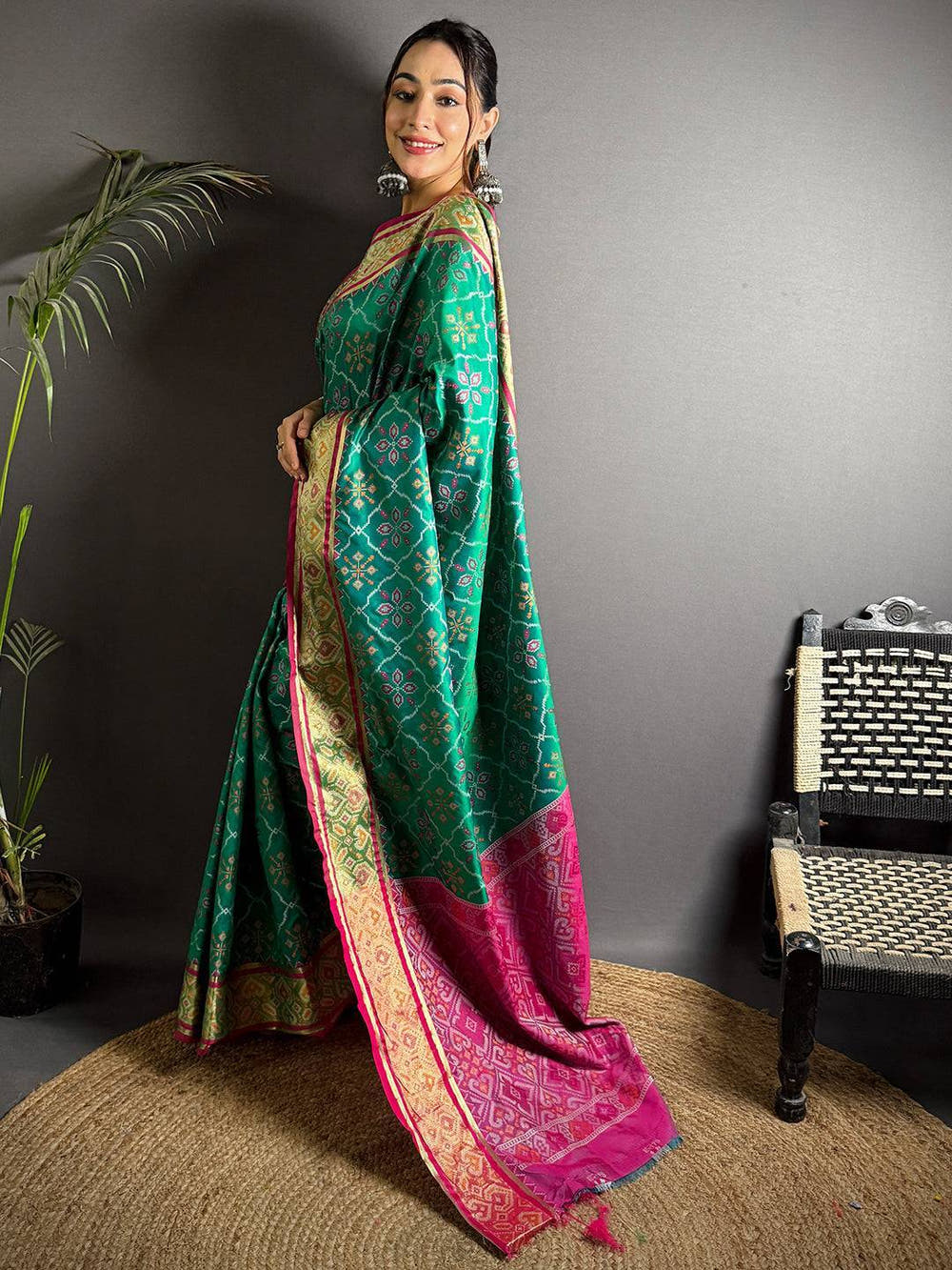 Tradition Pochampally Patola Silk Saree

