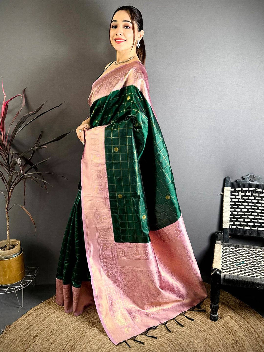 Heritage Kanchi Banarasi Katan Saree