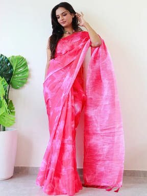 Multy Colored Print Bollywood Saree 