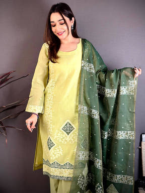 Woven Floral Grace Mul Cotton Dress

