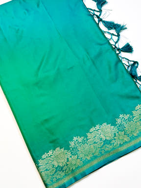 Classic Ombre Weaving Mashru Silk Saree