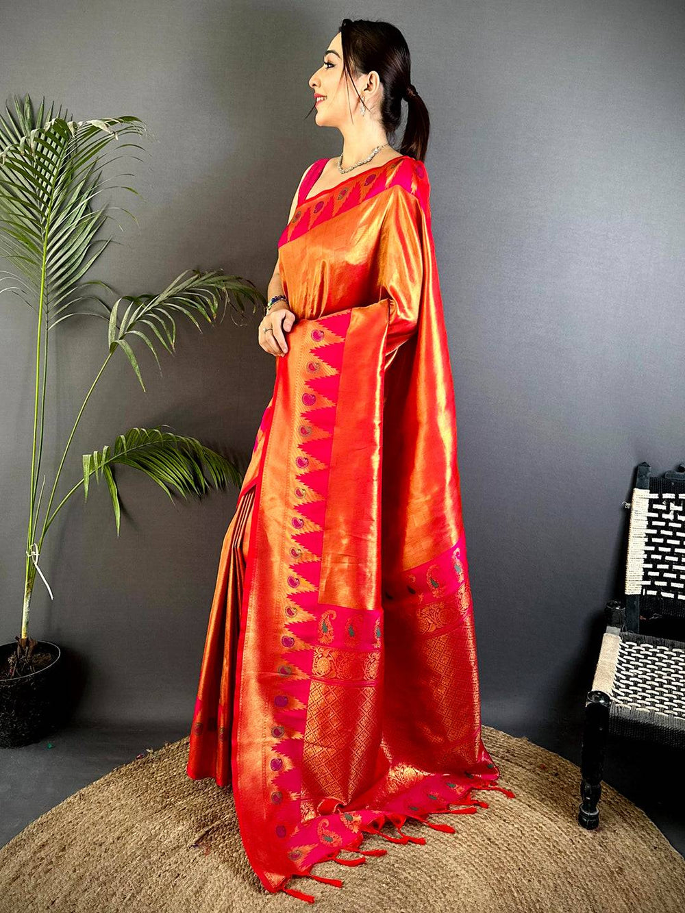 Royal Radiance Tissue Kanjivaram Saree