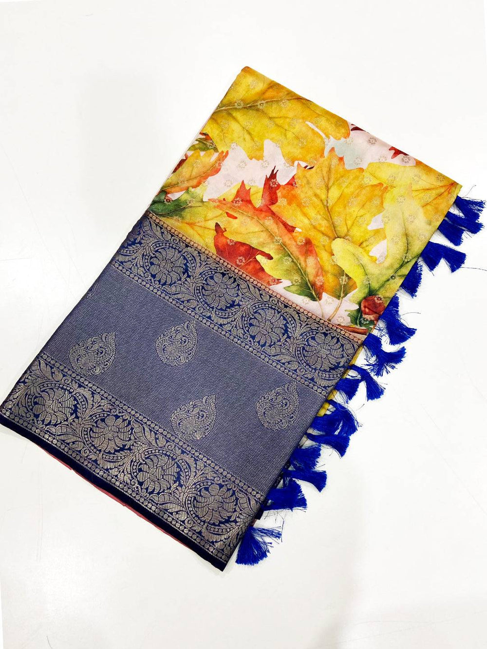 Tradition Floral Fantasy Banarasi Silk Saree
