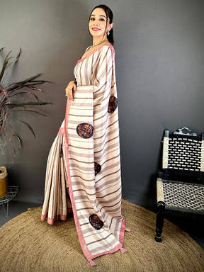 Regal Slub Weave Ghicha Tussar Saree