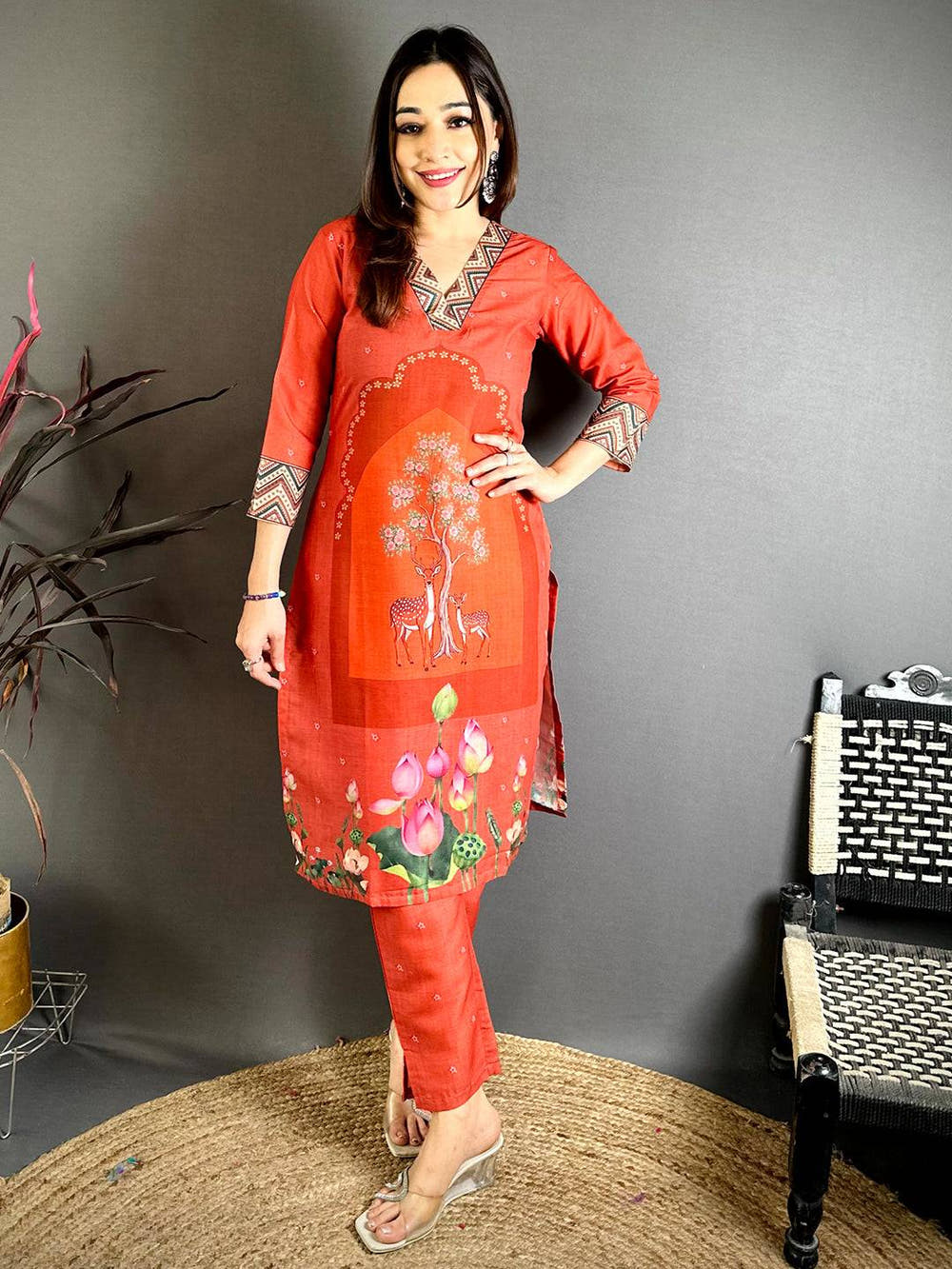 Royal Pichwai Mul Cotton Kurti