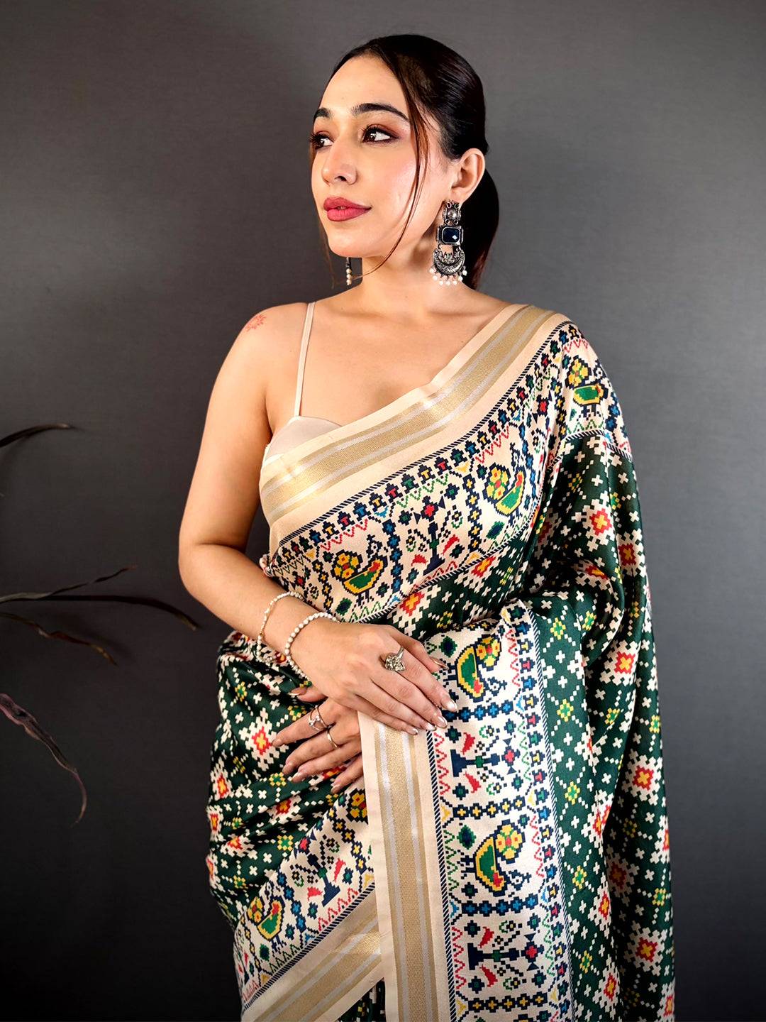 Royal Soft Kanchi Silk Digital Patola Saree