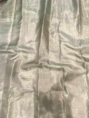 Green Tissue Jarokha Zari Weaving Saree