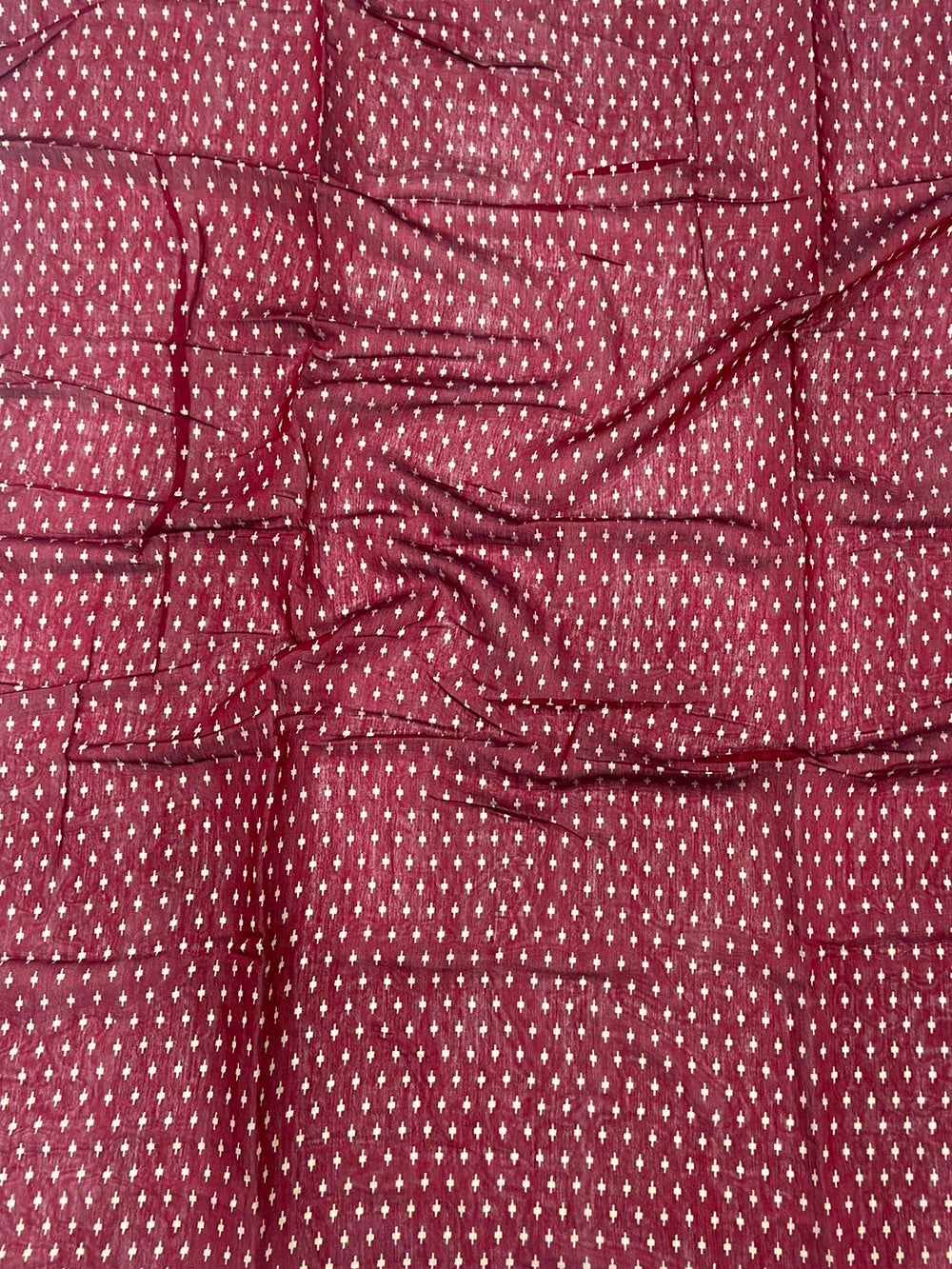 Black Pure Cotton Viscose Ikkat Print Saree