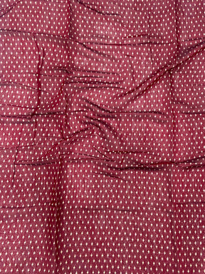 Black Pure Cotton Viscose Ikkat Print Saree