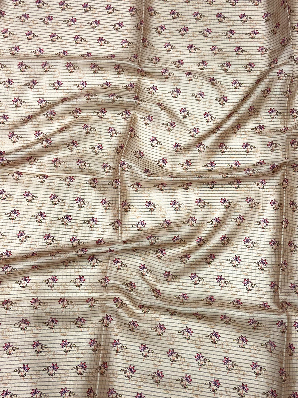Radiant Coral Soft Silk Digital Print Saree