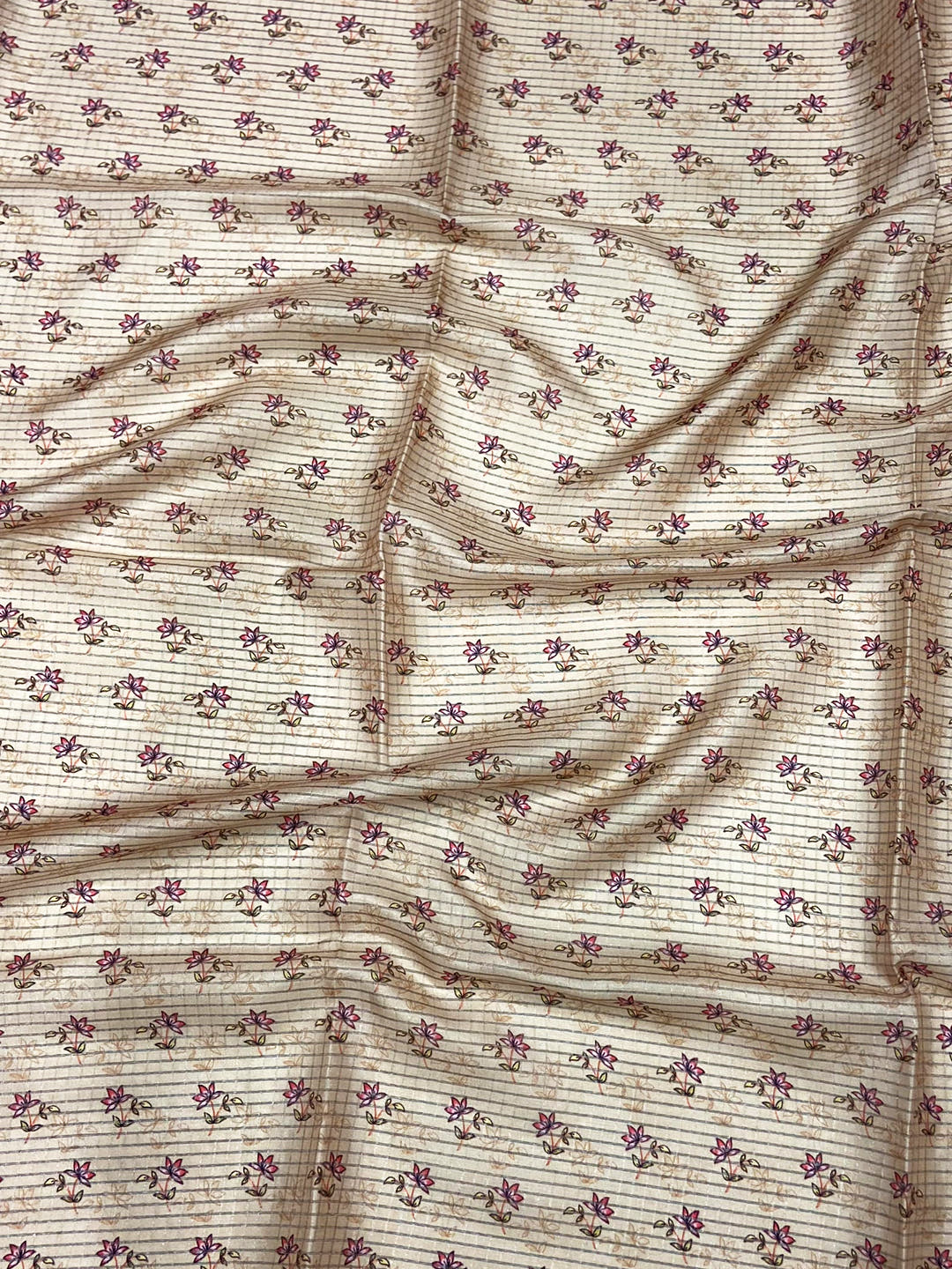 Radiant Coral Soft Silk Digital Print Saree