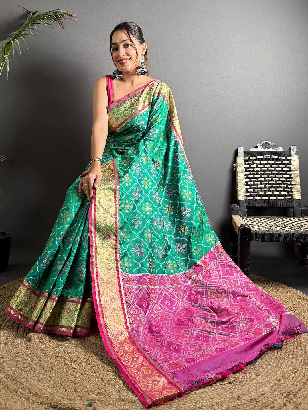 Tradition Pochampally Patola Silk Saree

