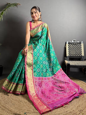 Tradition Pochampally Patola Silk Saree


