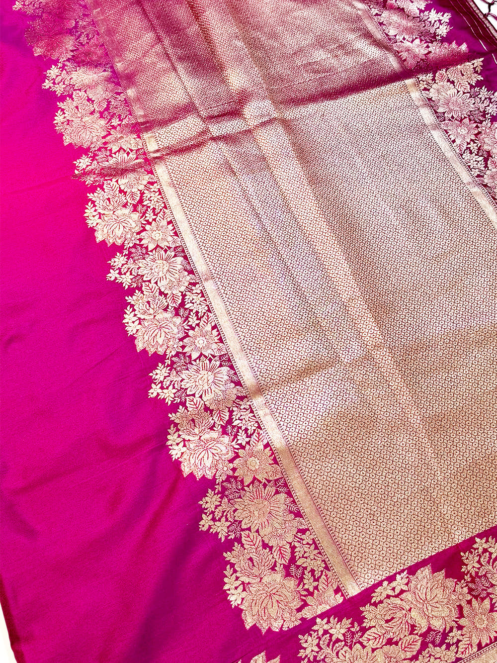 Heritage Ombre Weaving Mashru Silk Saree