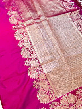 Heritage Ombre Weaving Mashru Silk Saree
