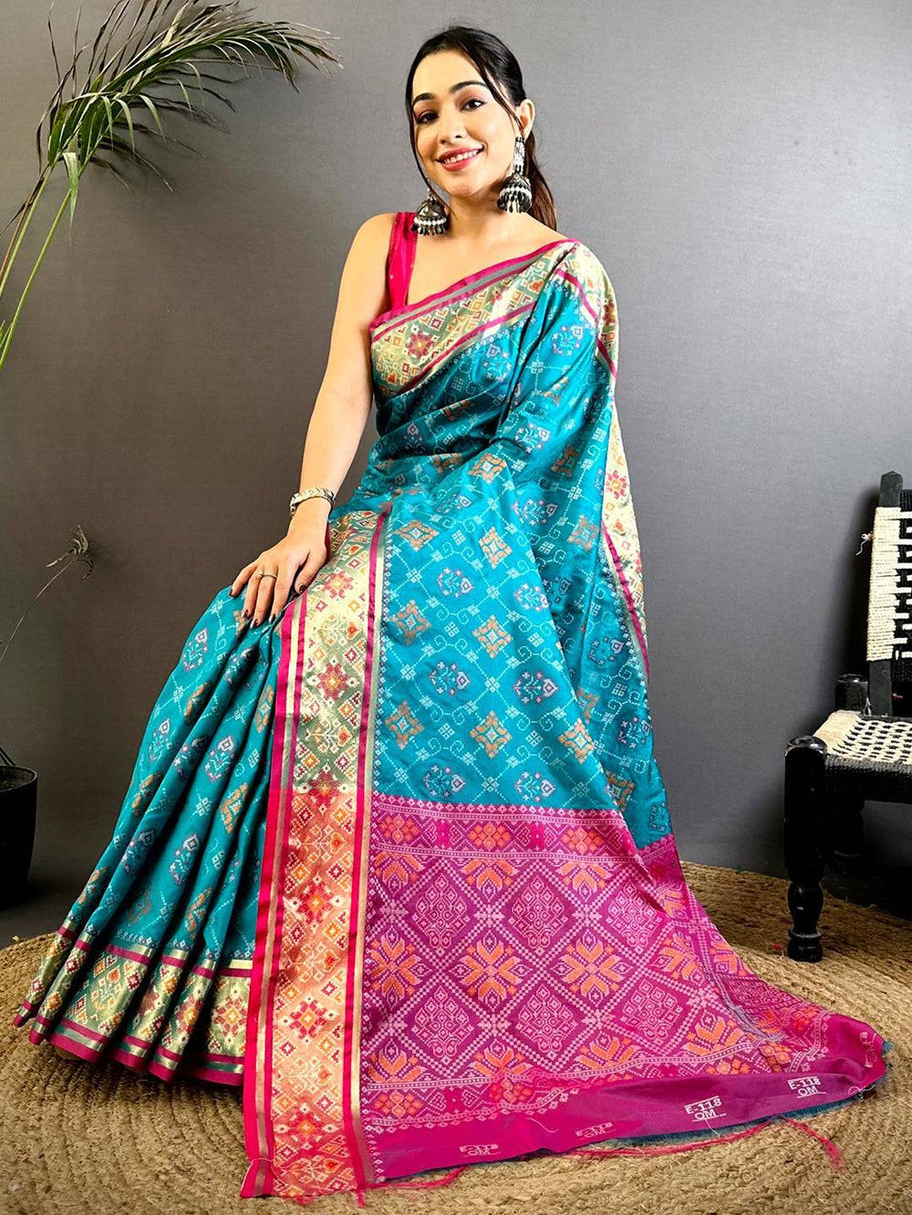 Rama Pochampally Patola Soft Silk Saree

