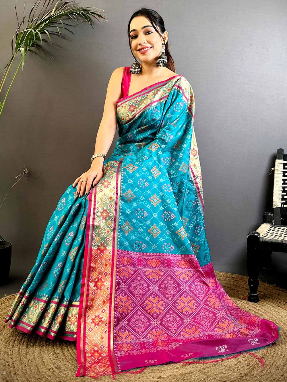 Rama Pochampally Patola Soft Silk Saree