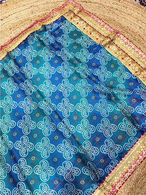 Radiant Foil Chinnon Saree