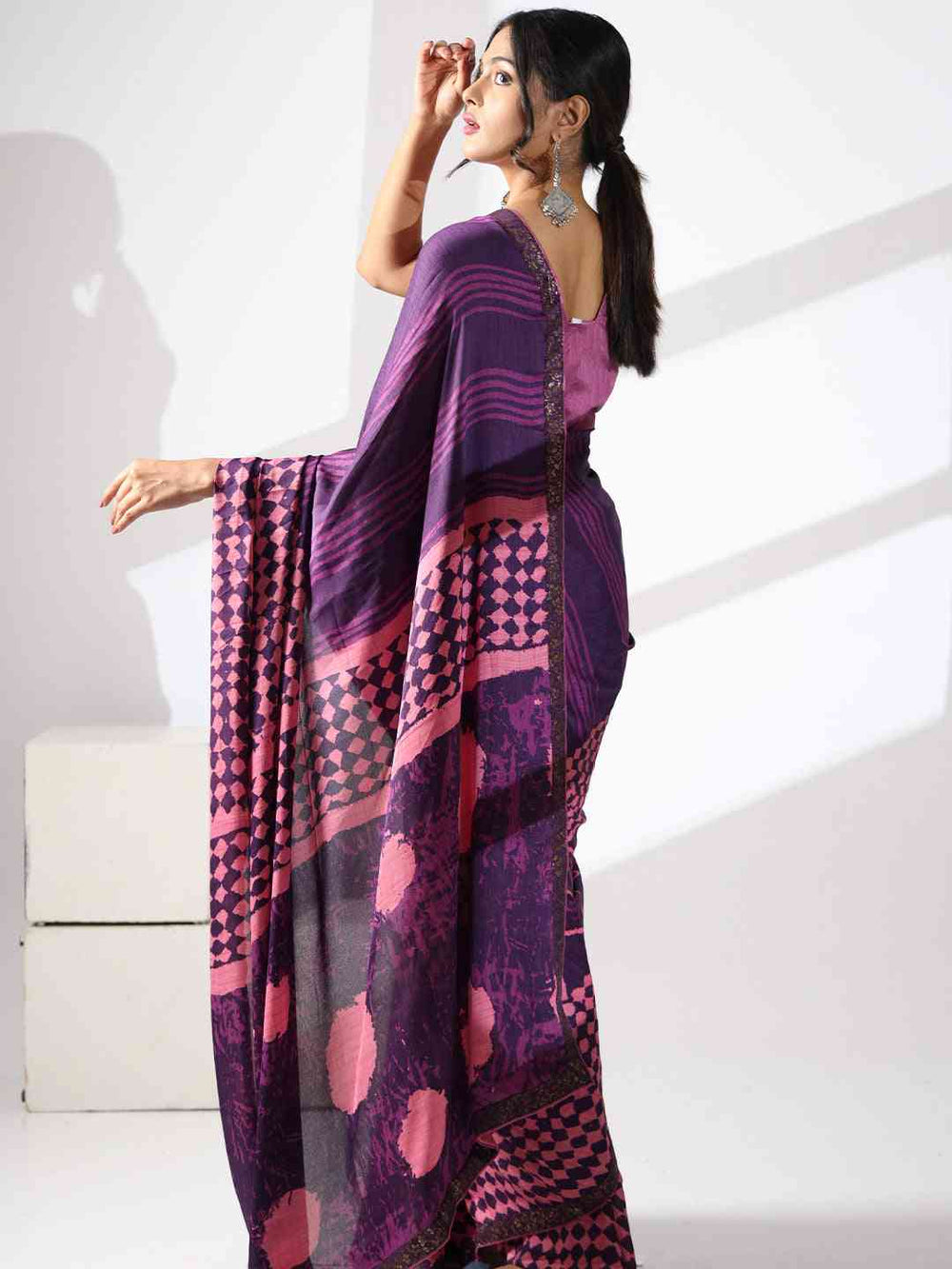  Soft Georgette Multi Colored Saree