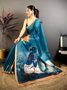 Graceful Art Weave Tussar Saree