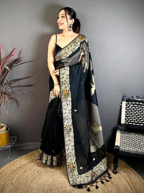 Celebrity Style Flamingo Munga Saree
