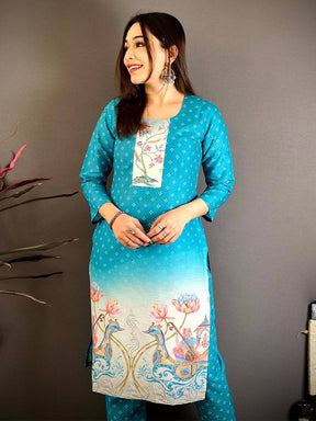 Elegant Sambhavi Print Mul Cotton Kurti