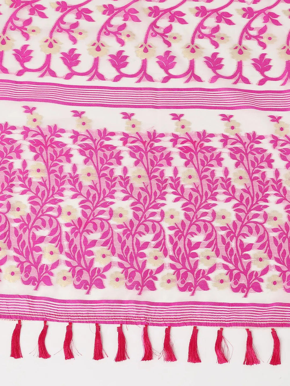  Dhakai Jamdani Cotton Silk Saree