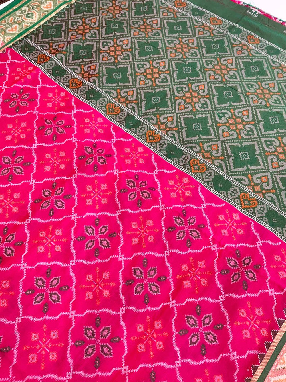 Majestic Pochampally Patola Silk Saree
