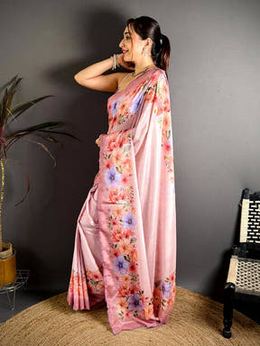 Regal Soft Chiffon Resham Cutwork Saree